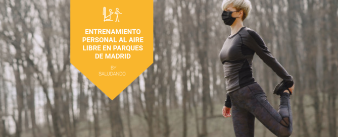 Vuelta a la rutina de entrenamiento personal en parques